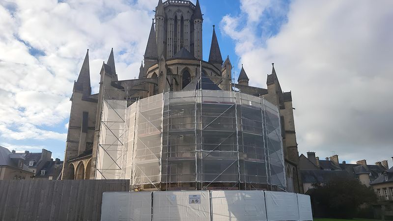 Restauration des bas-côtés NORD et SUD de la nef de la Cathédrale de Coutances